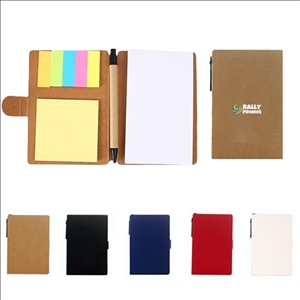 Mini Pocket Self-stick Memo Pad Index Tabs Notebook with Pen